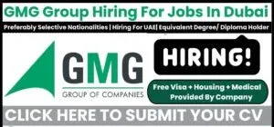 GMG Group Is Hiring For Supermarket Jobs In Dubai 2025: Dates, Venues, and Key Details