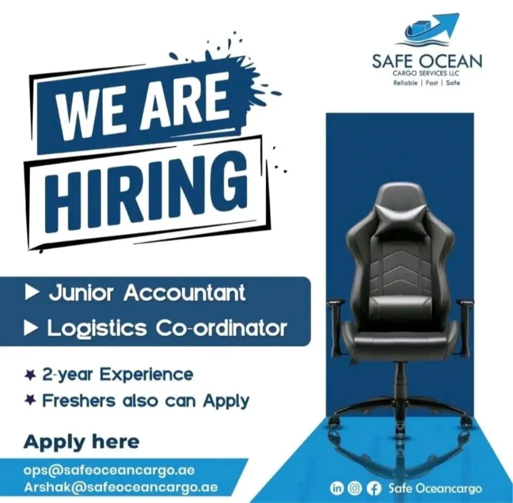 Safe Ocean Cargo Services Careers 2025: Dates, Venues, and Key Details
