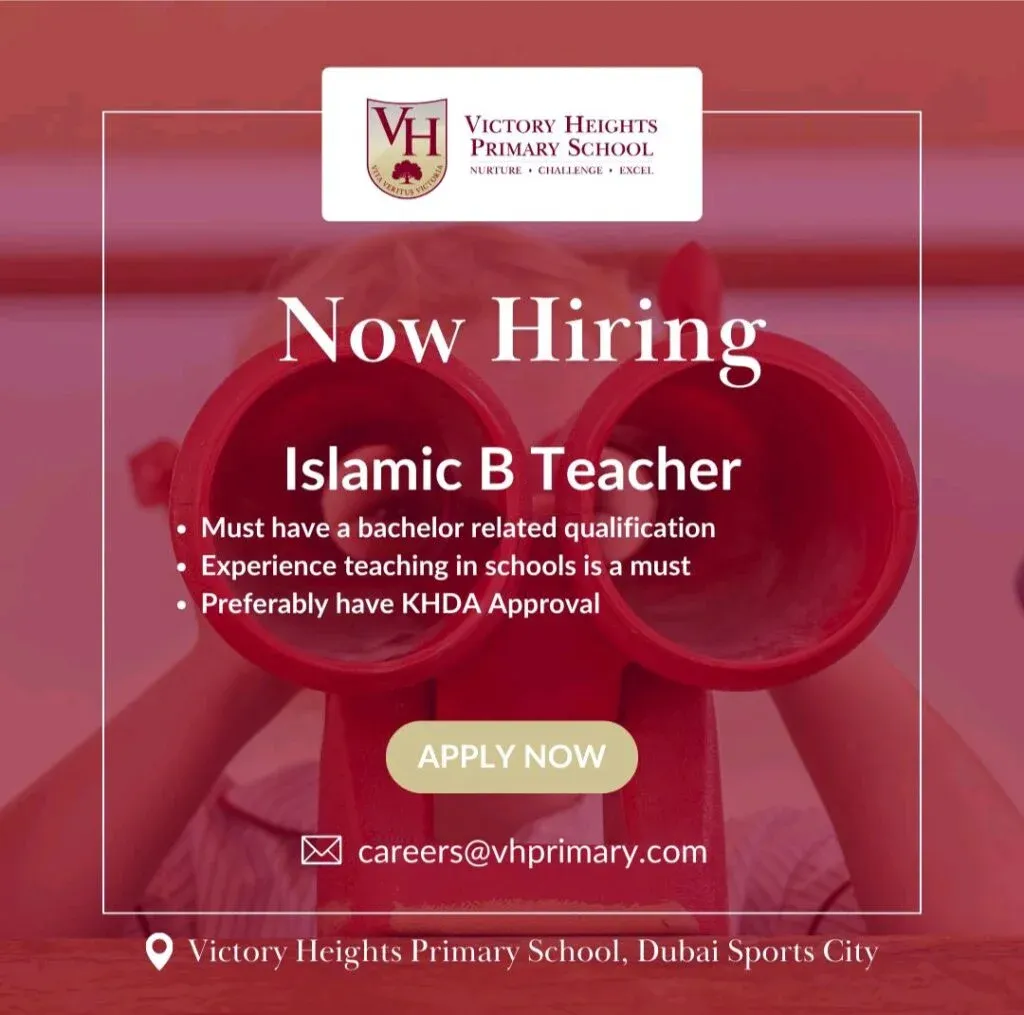 Victory Heights Primary School Careers Dubai 2025: Dates, Venues, and Key Details 1 Victory Heights Primary School Careers Dubai 2025: Dates, Venues, and Key Details