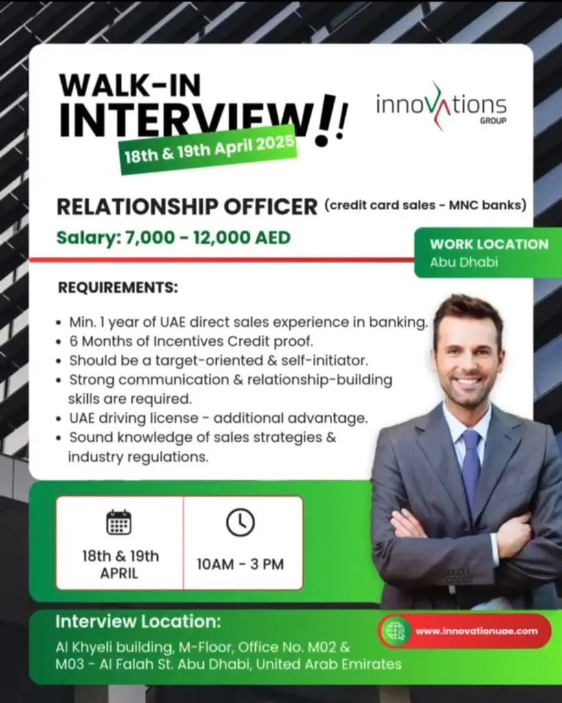 Innovations Group Dubai Walk In Interviews 2025: Dates, Venues, and Key Details 1 Innovations Group Dubai Walk In Interviews