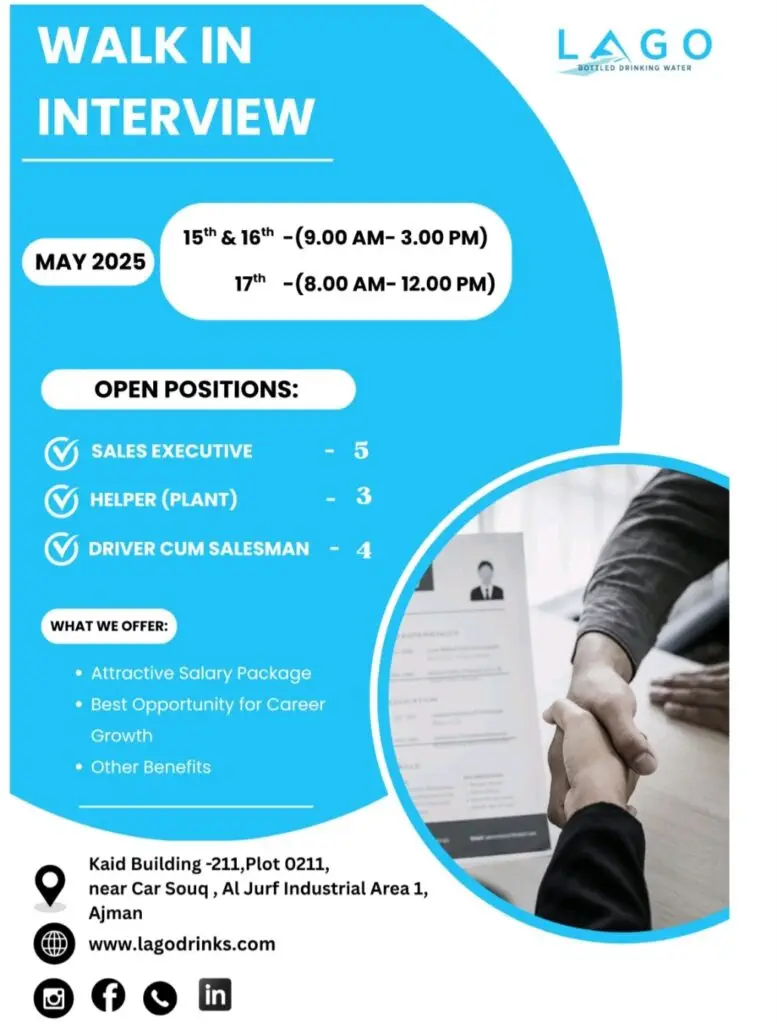 Lago Water Careers Dubai 2025: Dates, Venues, and Key Details 1 Lago Water Careers Dubai 2025: Dates, Venues, and Key Details