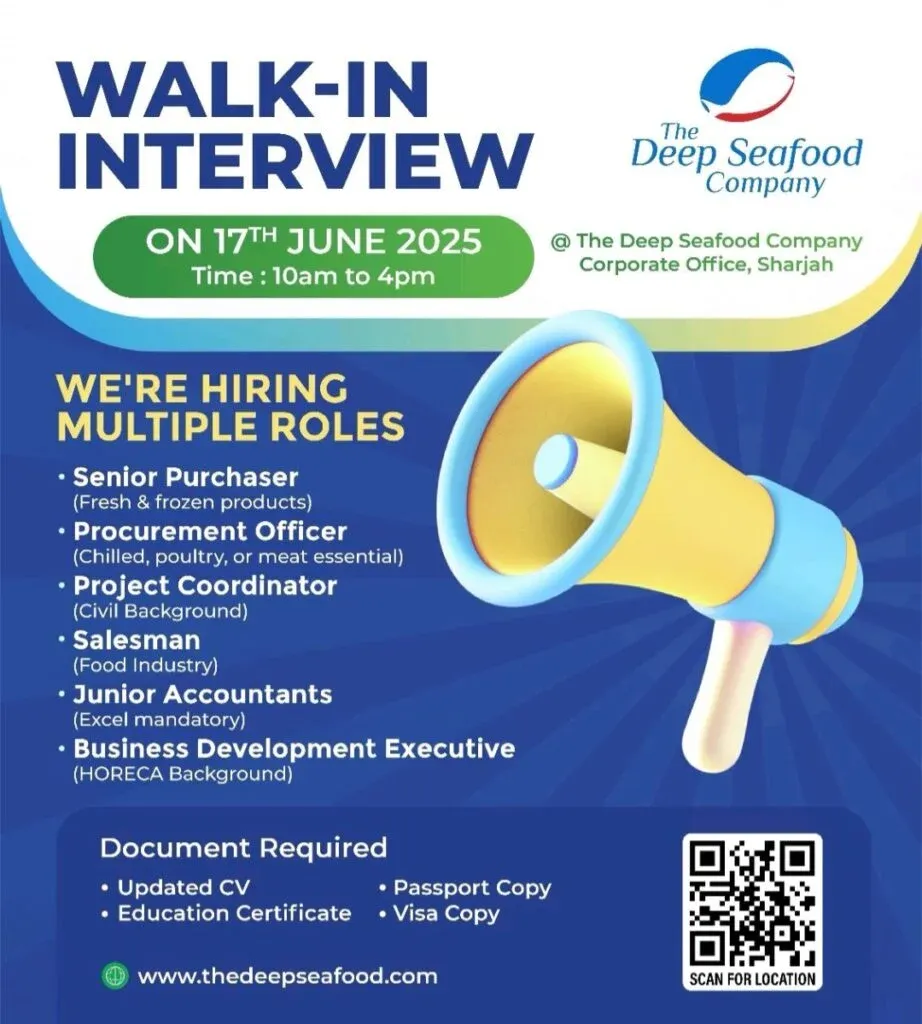 The Deep Seafood Company Job 2025: Dates, Venues, and Key Details 2 The Deep Seafood Company Job 2025: Dates, Venues, and Key Details