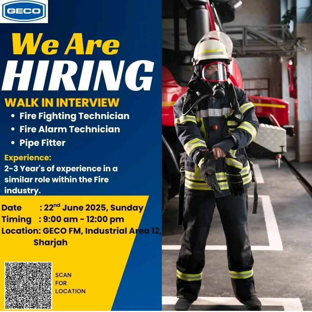 GECO Careers Announced Walk in Interview in Sharjah 2025: Dates, Venues, and Key Details 1 GECO Careers Announced Walk in Interview in Sharjah 2025