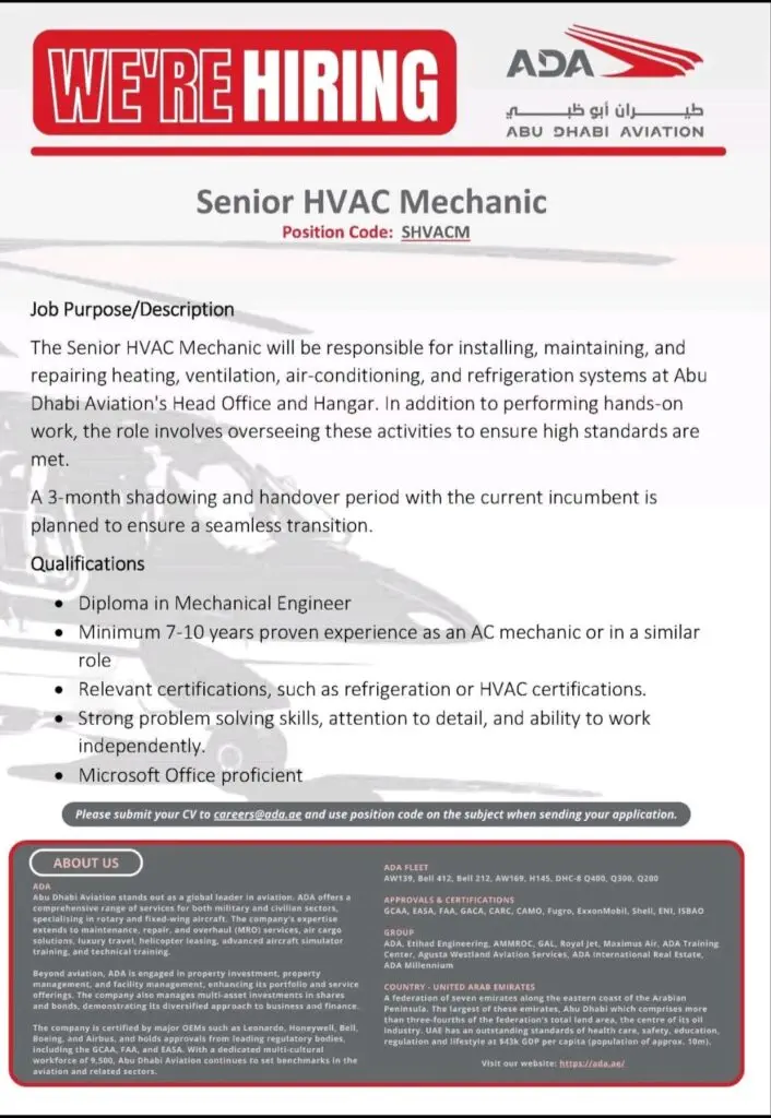 Abu Dhabi Aviation Careers 2025: Dates, Venues, and Key Details 4 Abu Dhabi Aviation Careers 2025