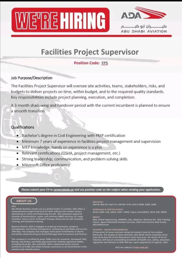 Abu Dhabi Aviation Careers 2025: Dates, Venues, and Key Details 2 Abu Dhabi Aviation Careers 2025