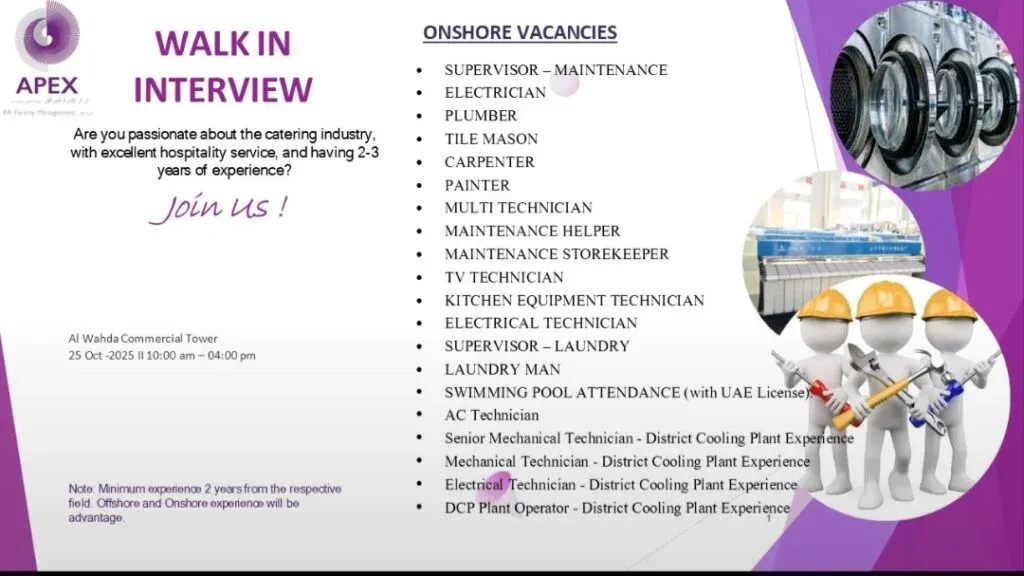 Apex Investment Walk in Interview in Abu Dhabi 2025: Dates, Venues, and Key Details 1 Apex Investment Walk in Interview in Abu Dhabi 2025: Dates, Venues, and Key Details