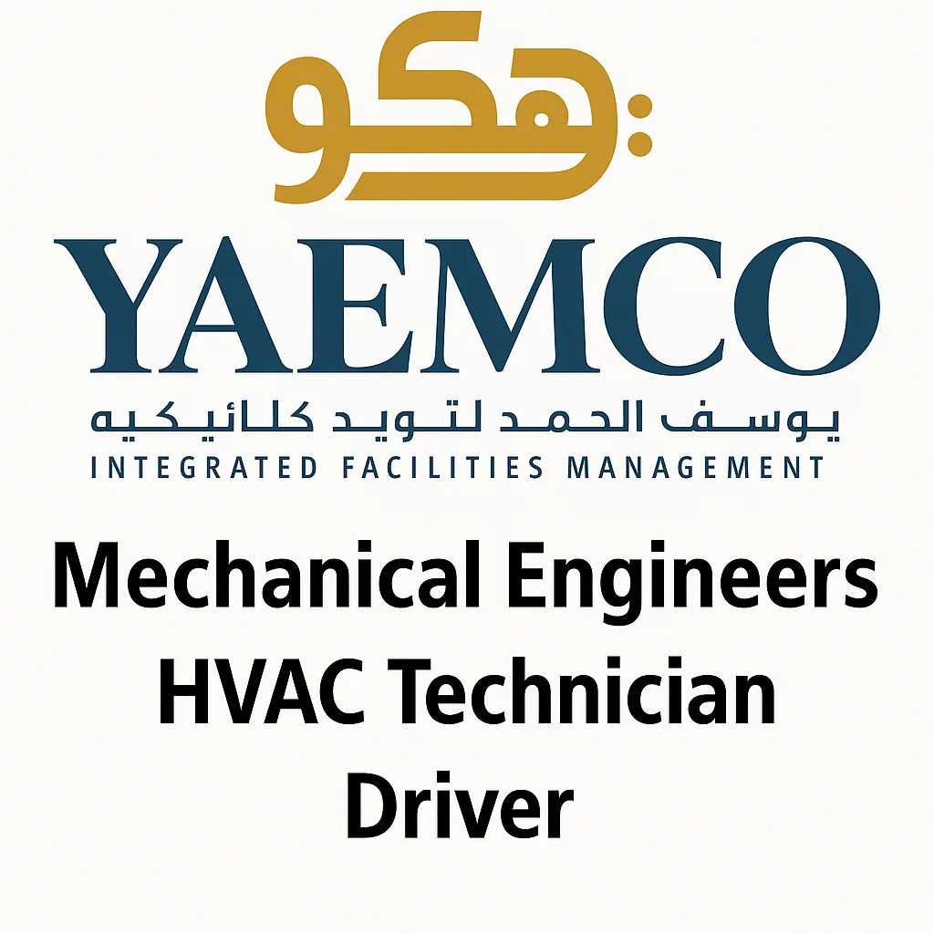 Yaemco LLC Dubai Vacancies 2025 | Urgent & Immediate Hiring 1 Yaemco LLC Dubai Vacancies 2025 | Urgent & Immediate Hiring