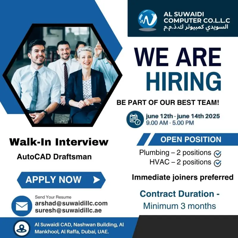 Al Suwaidi Computer Walk in Interview in Dubai 2025: Dates, Venues, and Key Details 1 Al Suwaidi Computer Walk in Interview in Dubai 2025: Dates, Venues, and Key Details