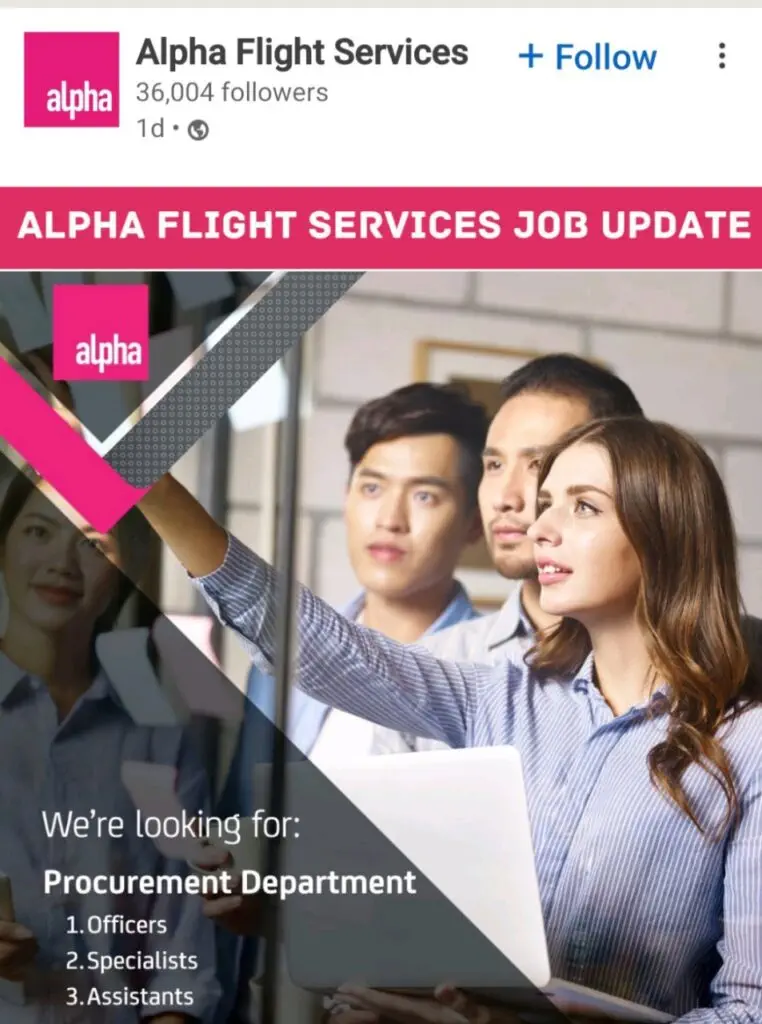Alpha Flight Services Job Updates Latest UAE Jobs 2025 1 Alpha Flight Services Job Updates Latest UAE Jobs 2025