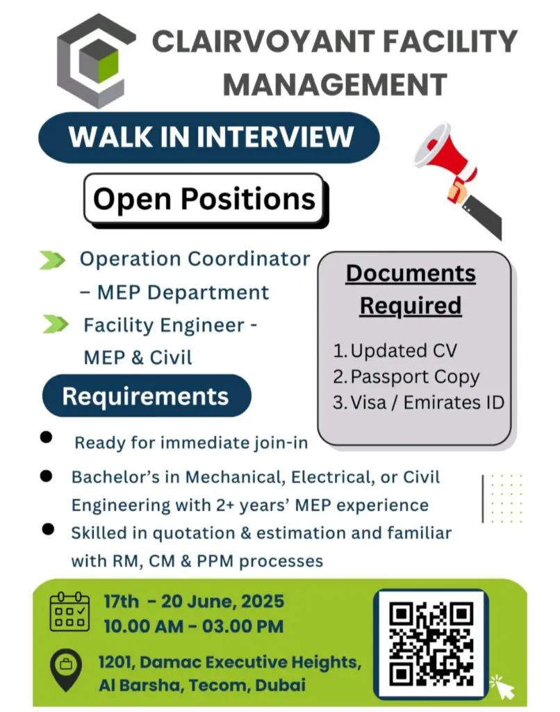 Clairvoyant Walk in Interview in Dubai 2025 1 Clairvoyant Walk in Interview in Dubai