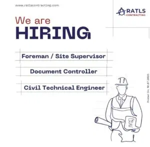 Land Your Dream Construction Job in the UAE: RATLS CONTRACTING Urgently Hiring!