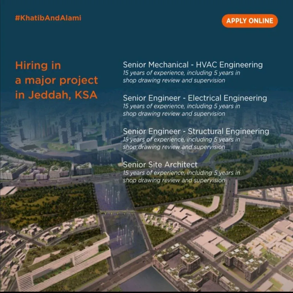 Khatib & Alami Hires Senior Experts for Major Jeddah Project