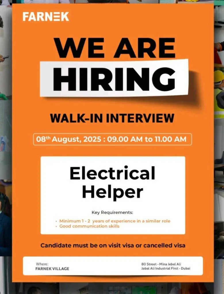 Dive into Your Dream Job: Farnek's Walk-In Interviews in Dubai 2025 2 Farnek's Walk-In Interviews in Dubai 2025