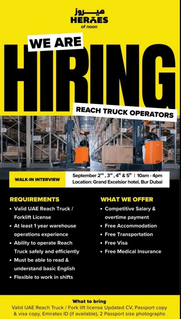 Launch Your Career in Logistics: noon is Hiring Reach Truck Operators & Pickers in Dubai & Abu Dhabi 2 Launch Your Career in Logistics: noon is Hiring Reach Truck Operators & Pickers in Dubai & Abu Dhabi