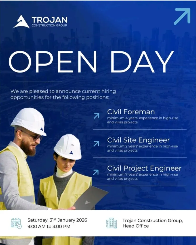 Trojan Construction Group Open Day: Your Chance to Build a Career 2026 1 Trojan Construction Group