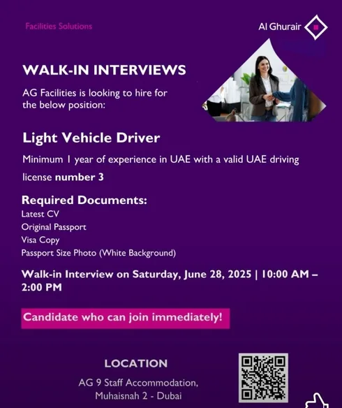 AG Engineering Jobs Dubai 2025: Dates, Venues, and Key Details 1 AG Engineering Jobs Dubai 2025: Dates, Venues, and Key Details